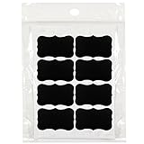 Wrapables Set of 36 Chalkboard Labels/Chalkboard Stickers for Organizing, Labeling, Gift Tags, Drink/Wine Markers, and Weddings - 3.25