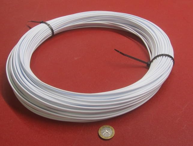 White HDPE (High Density Polyethylene) Round Welding Rod .187