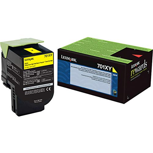 Lexmark 70C1XY0 Yellow Extra High Yield Return Program Toner