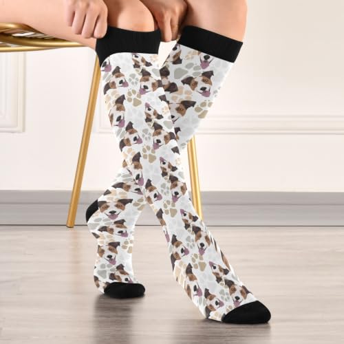 Image of Compression Socks for Women & Men Knee High Socks | Circulation, Medical, Running, Athletic, Nurse, Travel, 1 Pair