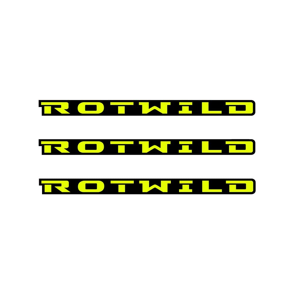 Autocollants fourche Rotwild 29 pouces jaune fluo pour personnaliser votre vélo