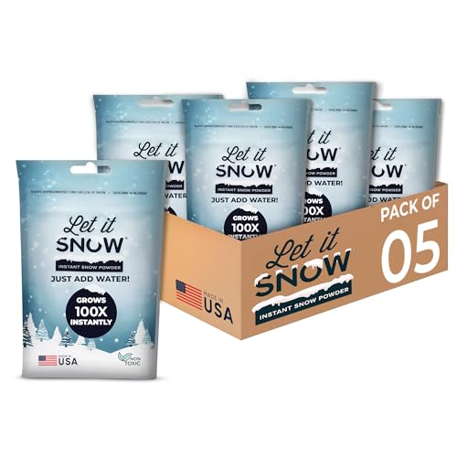 Let it Snow Instant Fake Snow for Slime - Made