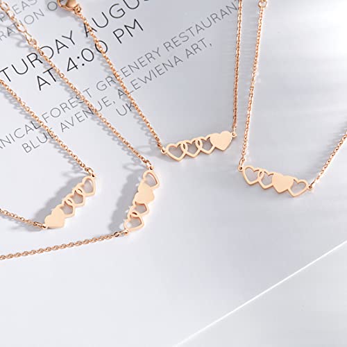 3 Sisters Bracelets Best Friends Necklace for 3 Set of 3 Heart Bracelets 3 BFF 3 Bestie Long Distance Friendship Gift3