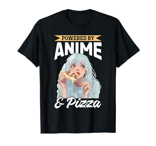 Anime Pizza Otaku Manga Desarrollado por Anime & Pizza Camiseta
