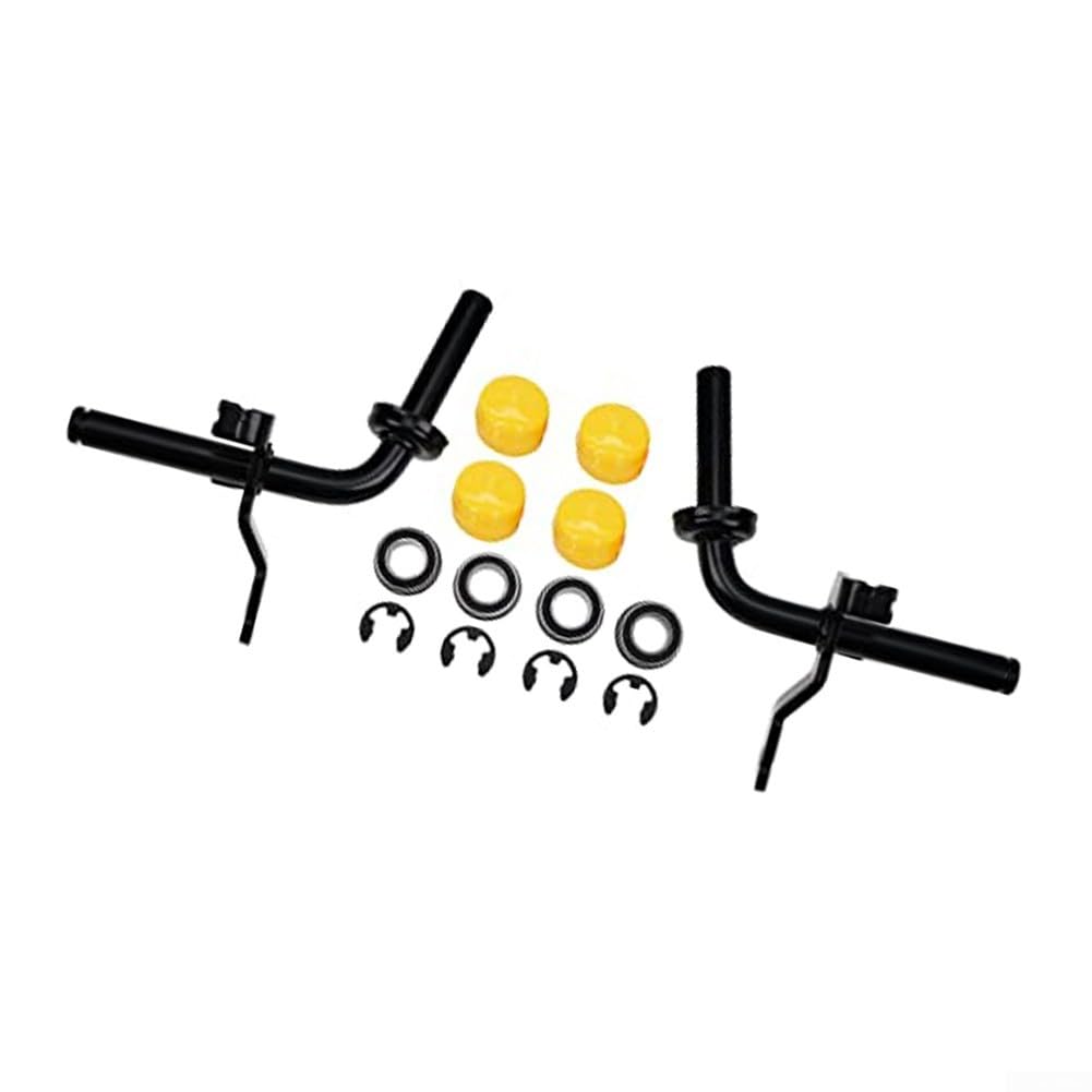 Kit de eje de dirección para tractores LA100 LA105 LA110 LA115, compatible con GY22251BLE GY22252BLE, pieza de repuesto de metal para mantenimiento de jardín