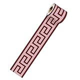 hapygasmAZ Geometric Wallpaper Border 4 Inch Plaid Wallpaper Border, Removable PVC Waterproof Oil Proof Kitchen Bathroom Wall Decor Durable