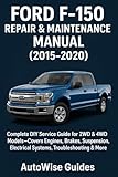 Ford F-150 Repair & Maintenance Manual (2015–2020): Complete DIY Service Guide for 2WD & 4WD Models—Covers Engines, Brakes, Suspension, Electrical Systems, Troubleshooting & More