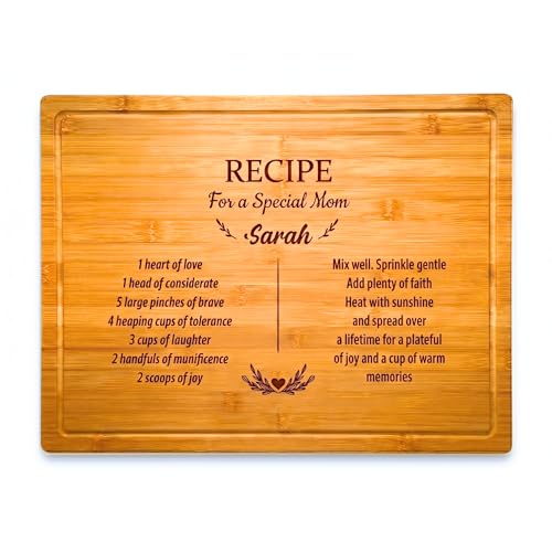 Tabla de cortar personalizada para mamá y abuela, regalo especial para el Día de la Madre, Navidad, tablas grabadas, regalos para mamá y nana, para cumpleaños, cocina miniatura 5