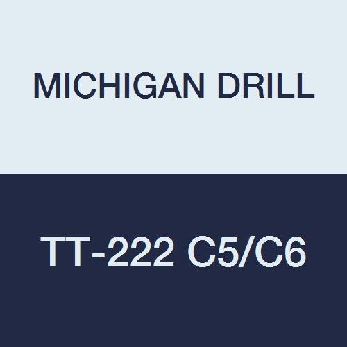 TT Solid Carbide Turning Insert, TT Shape, TT-222 C5/C6, 0.125" Thickness, 0.032" Nose Radius (Pack of 10)