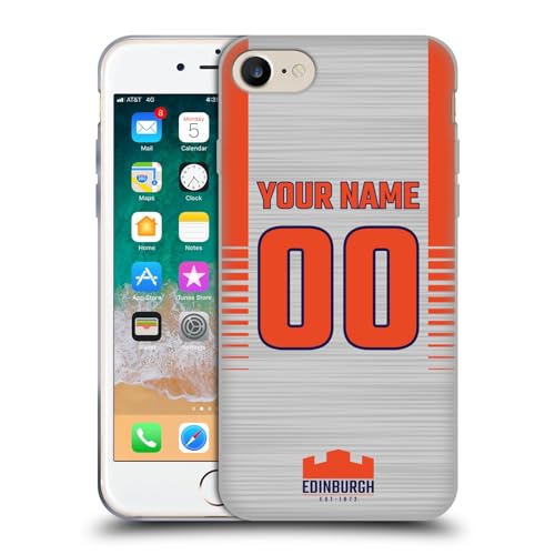 Trousse Away 2023/24 Coque en Gel Compatible iPhone 7/8/SE Edinburgh Rugby Personnalisé