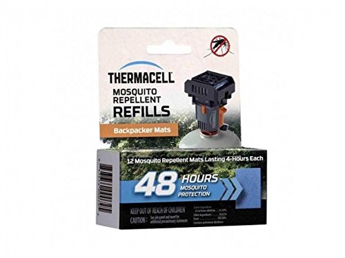 Thermacell 48 Ore Piastrine-Back Packer Ricarica per Dispositivi per la Protezione dalle Zanzare, Blu, 12.95x10.16x2.54 cm