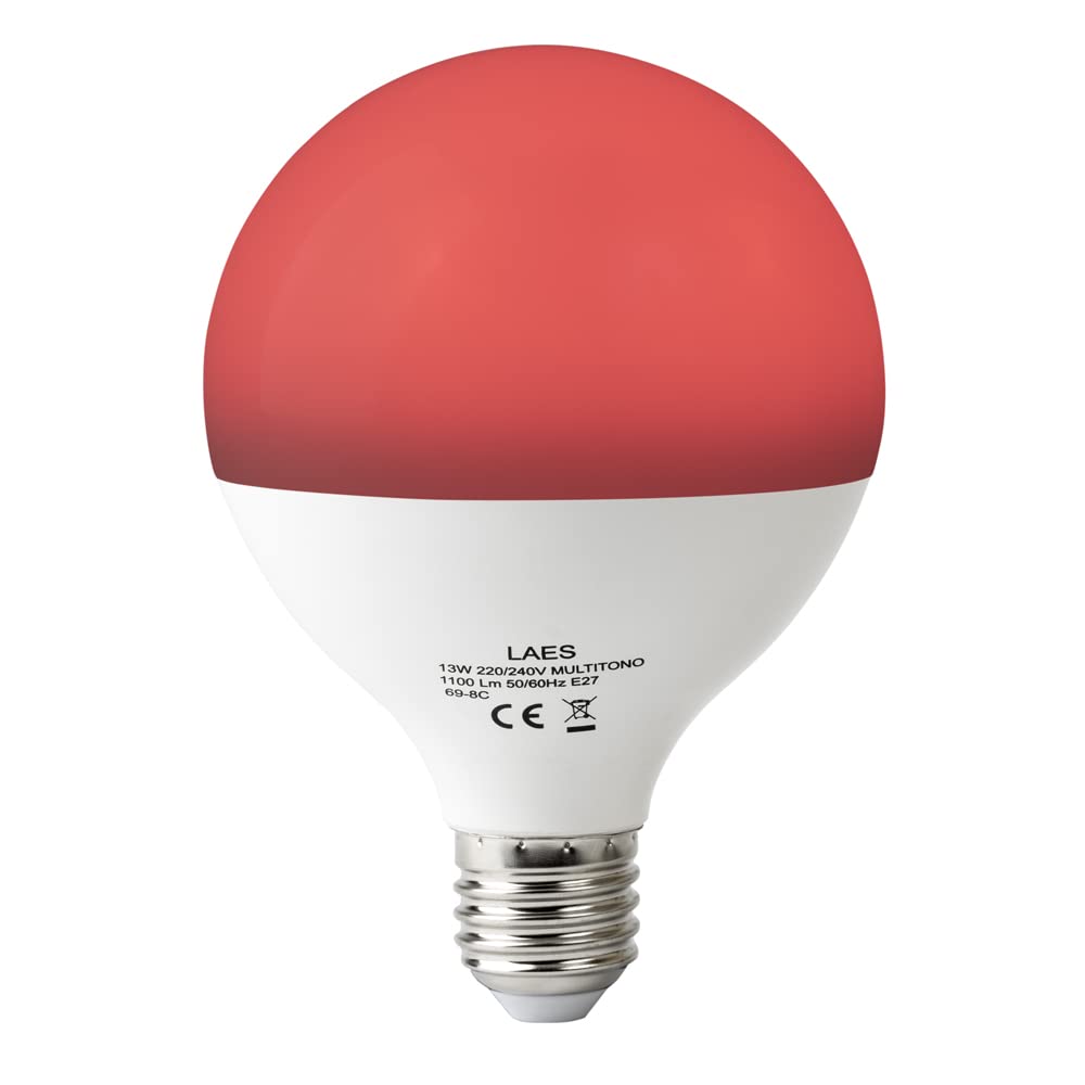 LAES żarówka LED Smart E27, 13 W, wielokolorowa, 95 x 113 mm
