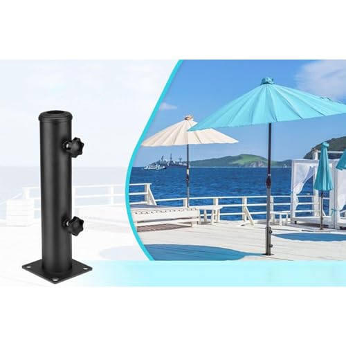Support de base réglable pour stabiliser les parasols lourds dans le jardin