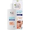 Garnier Antioxidatives Super UV-Sonnenschutz-Fluid mit LSF 50+, Leichte und nicht fettende Sonnencreme mit Hyaluronsäure…