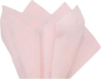 Gift Wrapping Tissue Paper 20x30 48 Pack by A1 Bakery Supplies Blush Pink