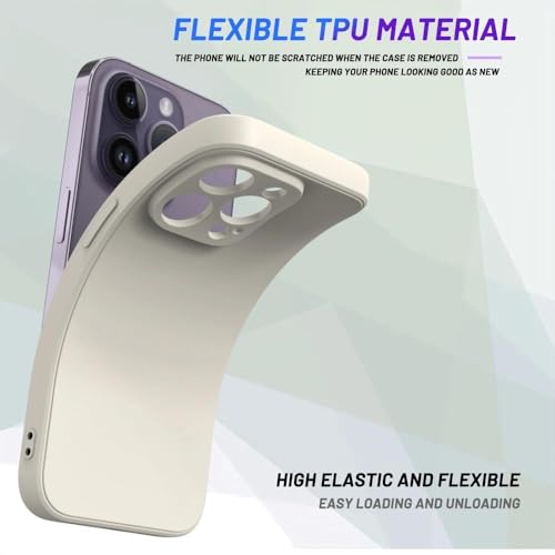 Image of for iPhone 17 Pro Case White, Scratch Resistant with Soft Touch, Slim Thin Phone Cover for iPhone 17 Pro