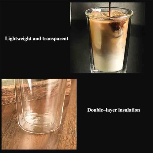 Tazas de café que no queman: vasos de agua transparentes antianálisis térmico 8