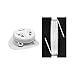 Generic automatico Laccio per scarpe con laccio per le scarpe con artefatto pigro automatico per il campeggio e l'escursionismo veloci Di Ghisa per Barbecue (White, One Size)