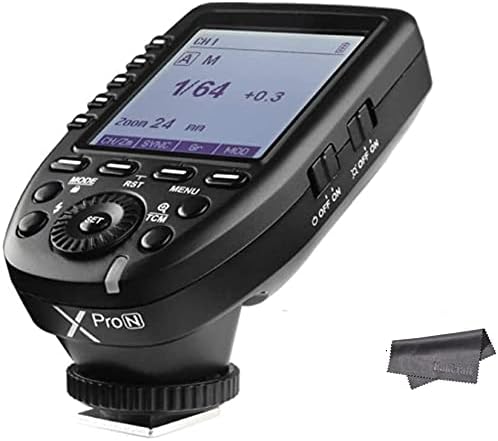 Godox XPro TTL Wireless Trigger,1/8000s High-Speed-Sync,5 Dedicated Group Bottons and 11 Customizable Functions (XPro-N Compatible with Nikon)