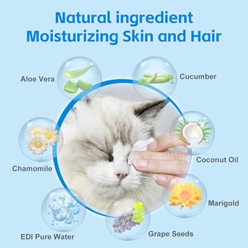 Image of OPULA Dog Eye Wipes Biodegradable, Hypoallergenic Cat Dog Eye Cleaner, Pet Tear Stain Remover Wipes | Wrinkle, Face, Eye Cleaner Pads to Gently Remove Discharge, Crust | Unscented Pet Tear Wipe -300PZ
