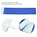 HERCHR Set of 4 Football Elastic Armband, Sports Captains Band Non Smooth for Basketball Football (Blue)