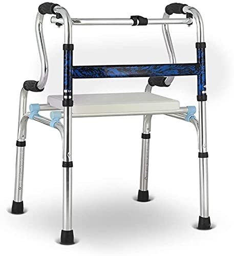 Aide à la mobilité de marche avec siège pour sorties des seniors
