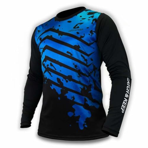 CATCH & KEEP Protection Torwarttrikot - Fußballtrikot Damen Herren & Kinder - Ellenbogen-Polsterung - atmungsaktives Fußball Trikot - optimaler Schutz