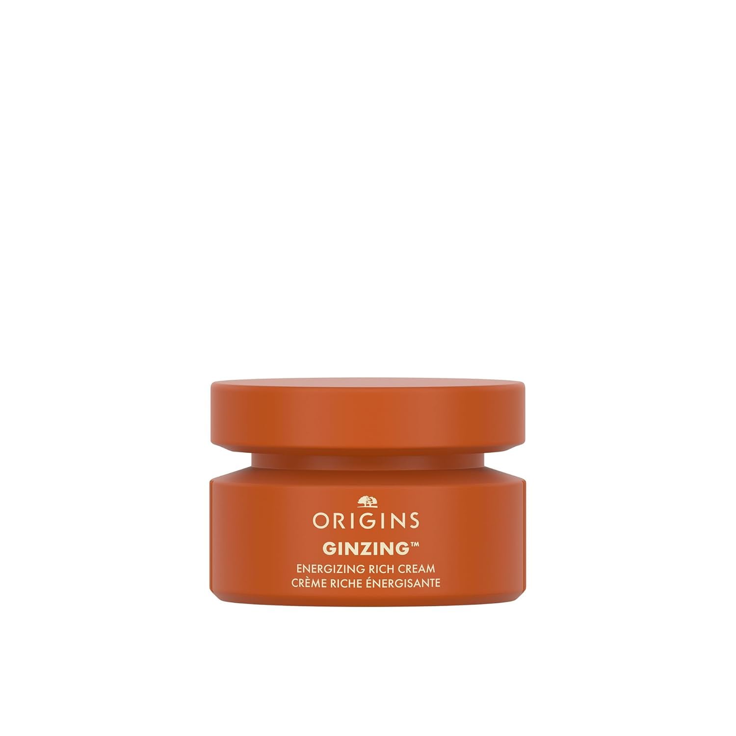 Origins GinZing Crème Riche Énergisante, Hydratant visage pour peaux sèches à la niacinamide, 30 ml