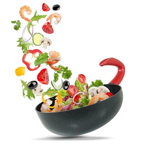 Wok inclinado antiadherente de aluminio forjado Flonal miniatura 2