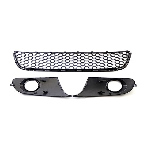 Parachoques delantero rejilla para Golf 6 MK6 inferior de malla negra para modelos 2009 a 2013 5
