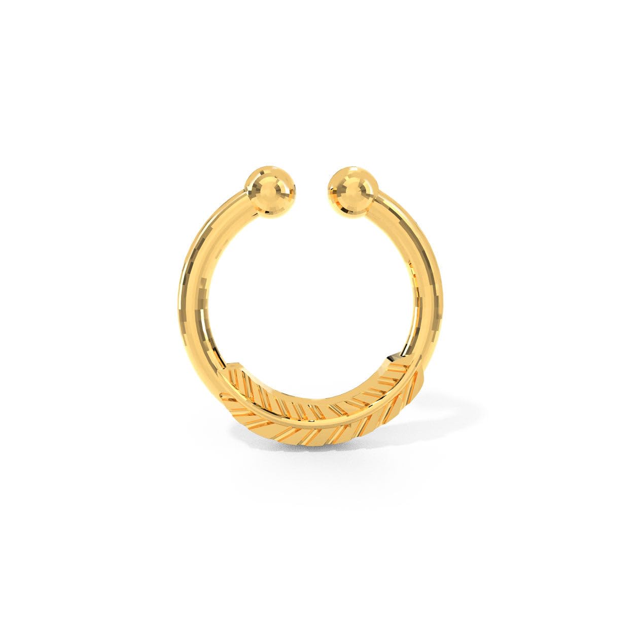 Boho Dream Feather septum nose ring-picture-16