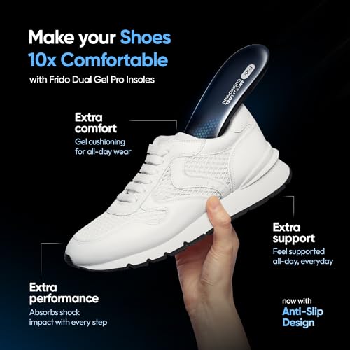 Frido Store Frido Dual Gel Pro Shoe Insoles - Large Size - Image 3