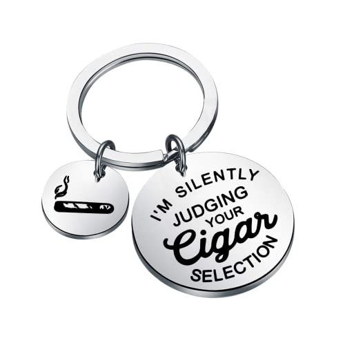 MAOFAED Novelty Cigar Gift Cigar Lover Gift I’m Silently Judging your Cigar Selection Smoking Gift (judging your cigar)