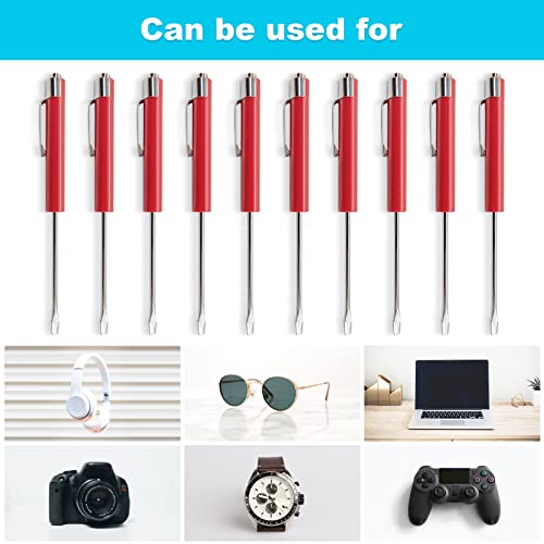 Image of (10) TEN for Snap on Pocket Screwdriver, Flat Tip Screwdrivers Magnetic