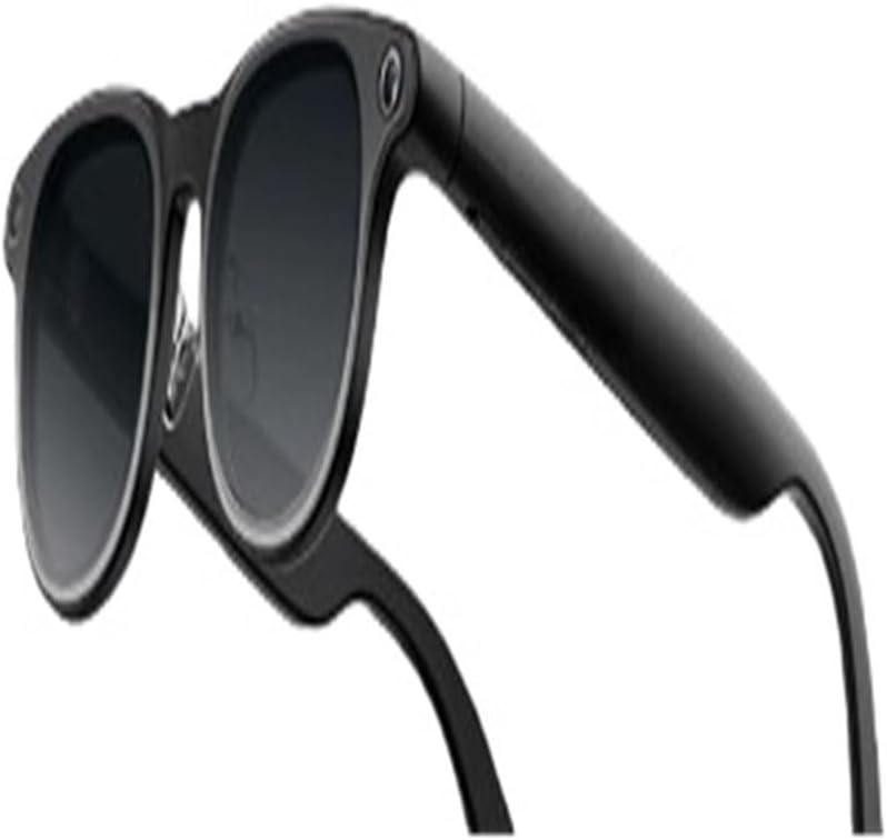 Compatible for RayNeo V3 Slim AI Photography Smart Glasses Wireless BCompatible for uetooth Audio Glasses Wireless Headphones Voice(Black with Frame)