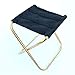 Tabouret Pliant Portable, Chaise De Pêche Pliable-Camping en Alliage D'aluminium Tabouret De Train Portable Camping Maza Tabouret De Barbecue (1 Pc) (Golden)