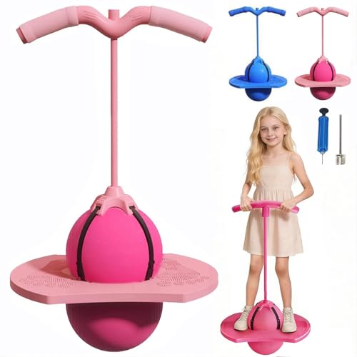 TaiXinYuly Ballon Sautoir Équilibre Enfant, Pogo Ball avec Poignée, Ballon Sauteur Antidérapant, Jouet de Sport pour Maison, Jardin & Intérieur, Idéal...