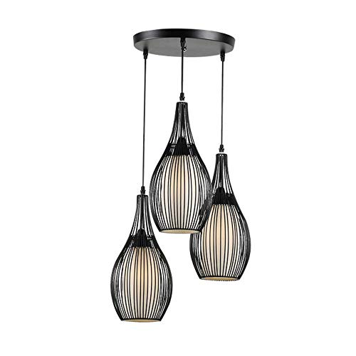 Suspension lampe en fer forgé et design palan pour intérieur chic