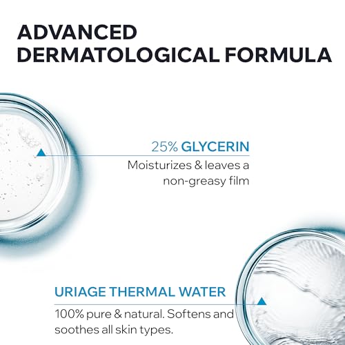 Image of Uriage Cleansing Oil With Glycerin 25%, 2-In-1, Gently Cleanses & Moisturizes, Foaming Shower Oil For The Whole Family, Face & Body, Lovely Fragrance, Soap-Free, Physiological Ph, Sensitive Skin