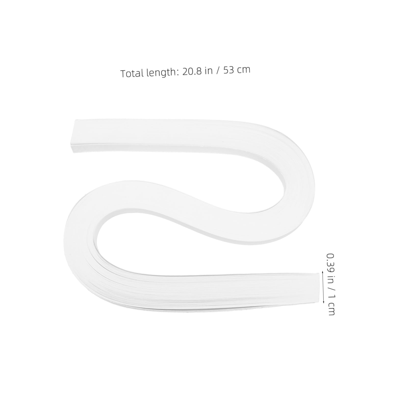 HAPINARY Quilling Paper Strips 120pcs 53cm Wide Quilling Art Paper for Scrapbook