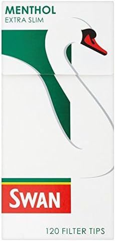 Swan Extra Slim Filter Tips 120's Menthol x 10