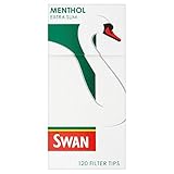 Swan Extra Slim Filter Tips 120's Menthol x 10