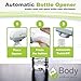 Electric Bottle Opener for Seniors - Automatic Solution for Easy Opening of Water Bottles. Ideal for Weak Hands or Those with Arthritis. Perfect for Soda, Milk, Juice. Battery Powered.