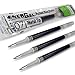 Pentel Energel Lot de 4 recharges pour stylo à pointe métallique 0,7 mm LR7, compatibles avec les stylos Energel Xm, BL77/BL57/BL37 – Citron vert