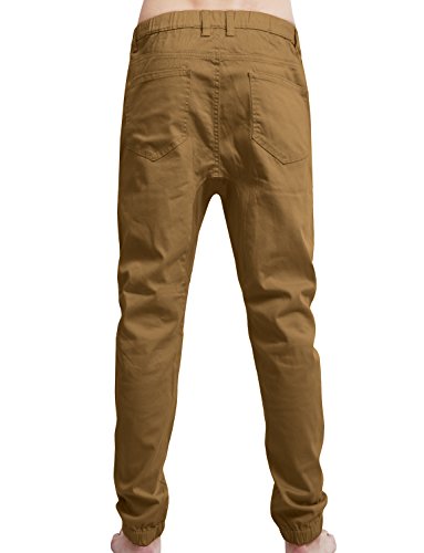 NE PEOPLE Mens Lightweight Casual Comfy Harem Slim Fit Adjustable Jogger Pants Joggers (S-5XL)3