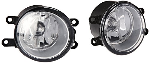 Spec-D Tuning LF-YAR064OEM Toyota Yaris 4 Door Sedan Oem Style Chrome Clear Fog Lights Lamps