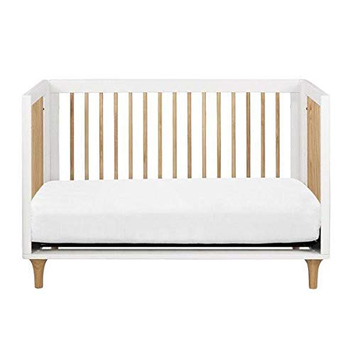 Linen Zone Sábana bajera ajustable de algodón egipcio de 400 hilos, 70 x 140 cm, muy suave, calidad de hotel, color blanco Cover