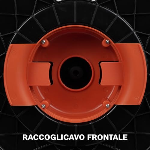 FANTON 11001UG Schlauchtrommel Ø 320 mm leer mit externem Auffangbehälter für Gartenschläuche, aus Aluminium und Kunststoff, zur Bewässerung