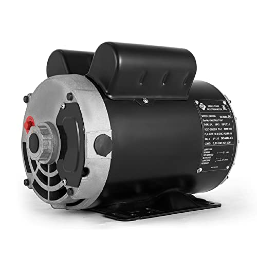 Vevor 5 Hp Electric Motor 3.1 Kw Rated Speed 3450 Rpm Single Phase Motor Ac 208-230V Air Compressor Motor Suit For Home And Small Shop Air Compressors #TOP16