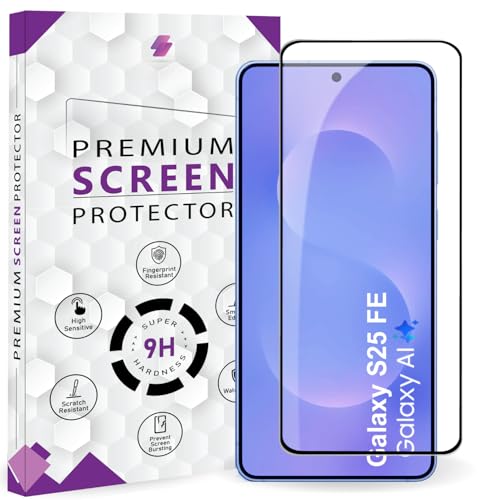Image of Premium Tempered Glass Screen Protector Guard For Samsung S25 FE 5G (6.7 Inch, Pack of 1) | Edge to Edge Coverage With Easy to installation kit